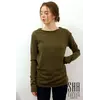 Свитер-лодочка хаки, женский 14-013-3 Свитер-лодочка хаки, женский 14-013-3