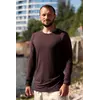 Лонгслив коричневый 20-004 Лонгслив коричневый 20-004