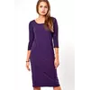 Платье трикотажное фиолетовое,  рукав 3/4 15-034-2 Платье трикотажное фиолетовое,  рукав 3/4 15-034-2