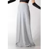 Трикотажная cветло-серая юбка-макси 16-011 Трикотажная cветло-серая юбка-макси 16-011
