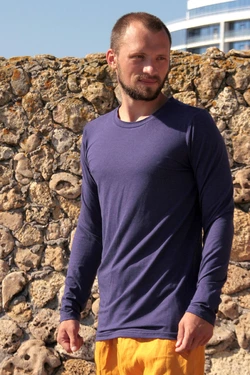 Лонгслив синий 20-004 Лонгслив синий 20-004