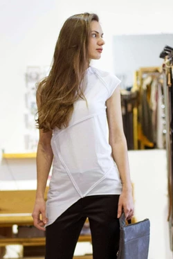 футболка грави белая, женская 16-039 футболка грави белая, женская 16-039