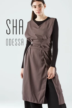 туника на завязках Romana бежевая 18-011 туника на завязках Romana бежевая 18-011