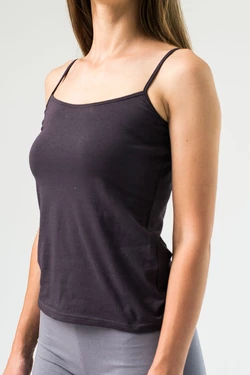 Майка на бретельках серо-фиолетовая 17-020 Майка на бретельках серо-фиолетовая 17-020