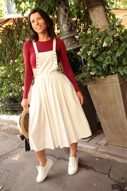 Сарафан молочный Сарафан молочный