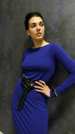 Платье трикотажное  электрик,  рукав 4/4 Платье трикотажное  электрик,  рукав 4/4