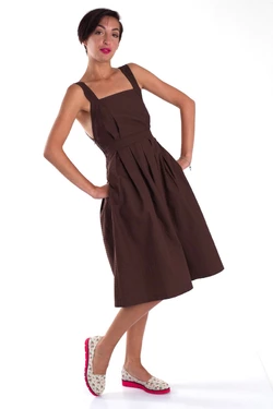 сарафан-солнце, шоколад 17-013 сарафан-солнце, шоколад 17-013