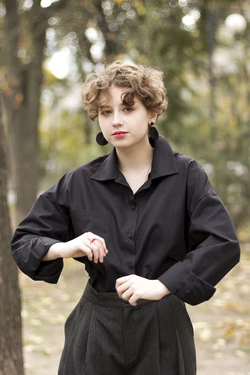 рубашка черная, оверсайз рубашка черная, оверсайз