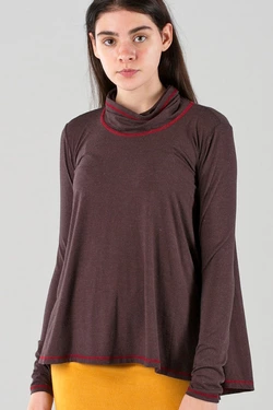 Кофта-солнце коричневая  меланж Кофта-солнце коричневая  меланж