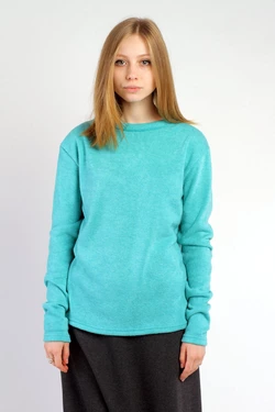 Свитер-лодочка бирюзовый Свитер-лодочка бирюзовый