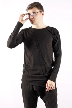 Лонгслив черный 15-038-2 Лонгслив черный 15-038-2