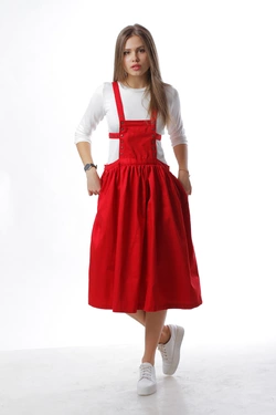 Сарафан красный 16-051 Сарафан красный 16-051