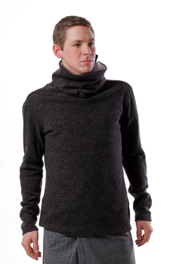 Свитер с горлом антрацит Свитер с горлом антрацит