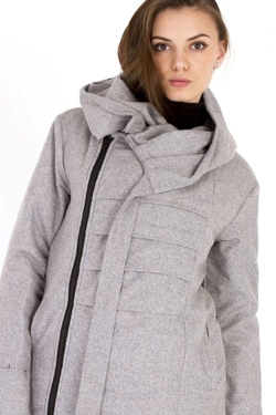 Куртка Dino серая , зимняя, женская Куртка Dino серая , зимняя, женская