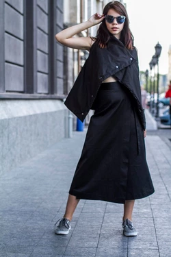 Жилет квадрат, черный 17-065 Жилет квадрат, черный 17-065