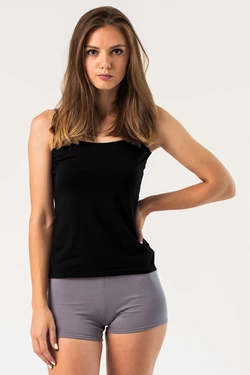 Майка на бретельках черная 17-020 Майка на бретельках черная 17-020