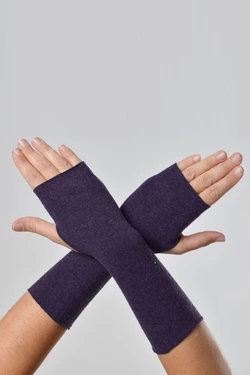 Митенки синие меланж 16-018 Митенки синие меланж 16-018