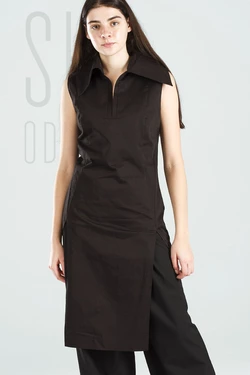 Туника  coleira черная 18-015 Туника  coleira черная 18-015