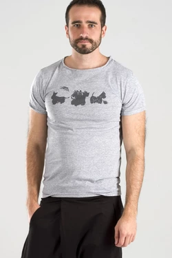 Футболка со скотчами 18-017 Футболка со скотчами 18-017